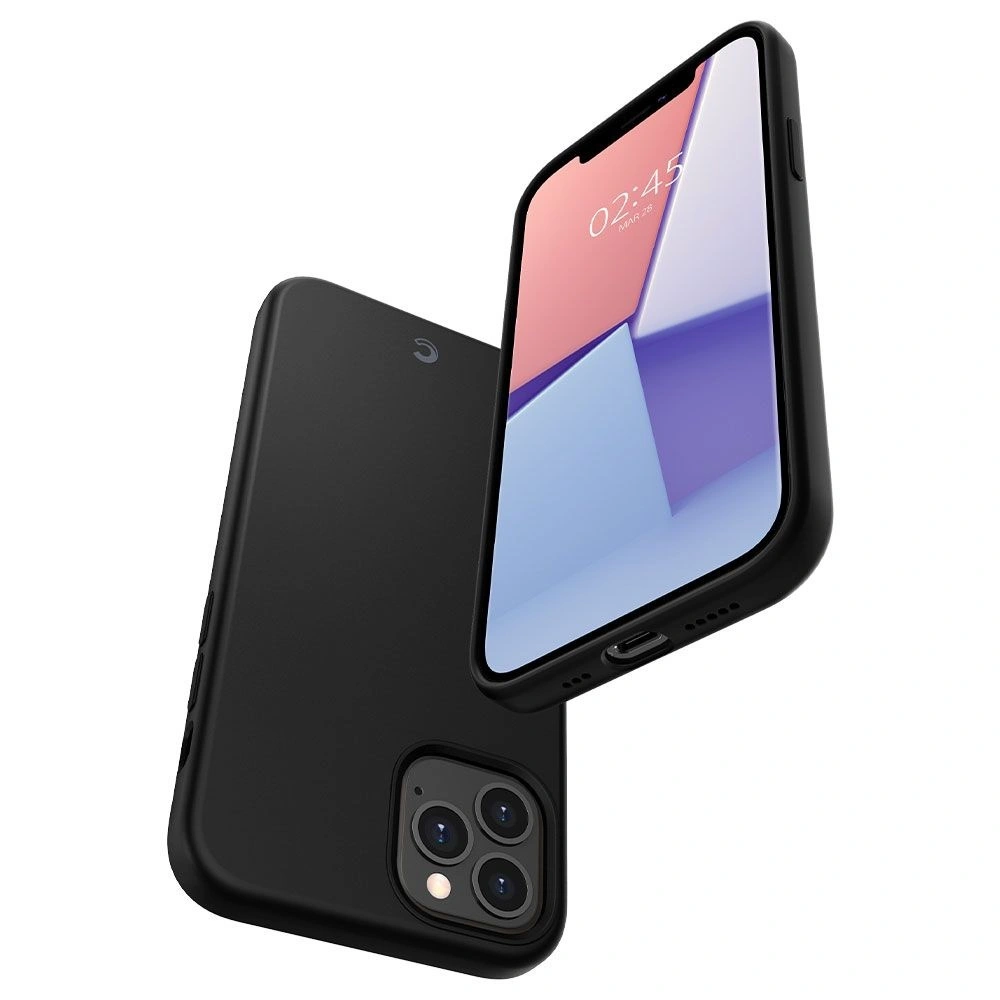 Hurtownia GSM - Etui Spigen Cyrill Silicone Apple iPhone 12/12 Pro Black - SPN1302BLK - {ean13} - Hurt