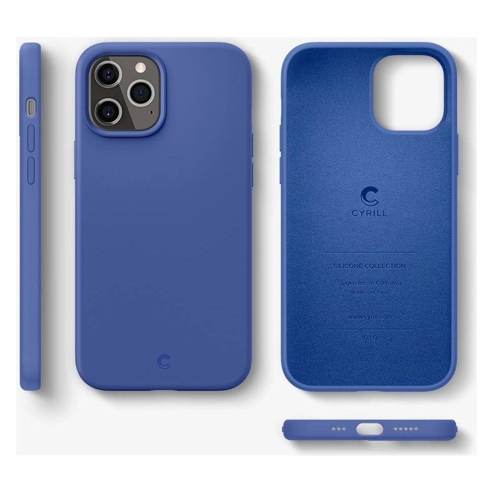 Hurtownia GSM - Etui Spigen Cyrill Silicone Apple iPhone 12 Pro Max Navy - SPN1306NAV - {ean13} - Hurt