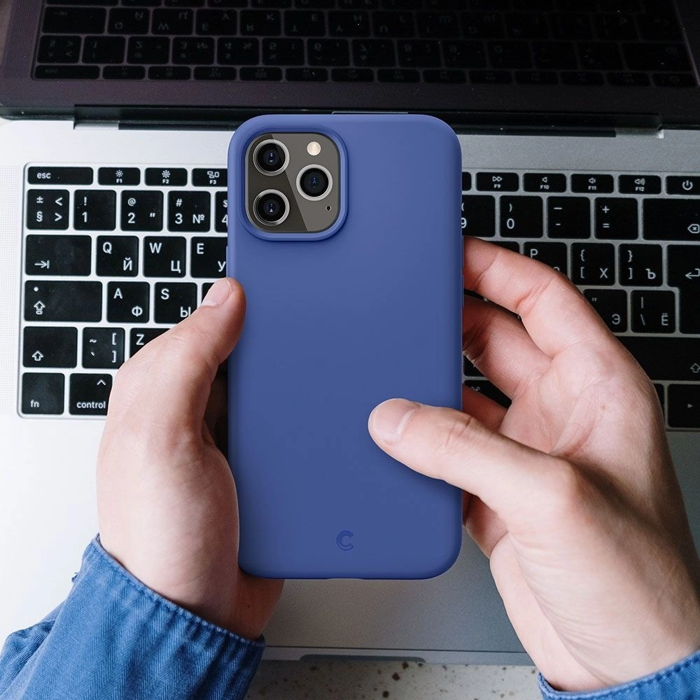 Hurtownia GSM - Etui Spigen Cyrill Silicone Apple iPhone 12 Pro Max Navy - SPN1306NAV - {ean13} - Hurt