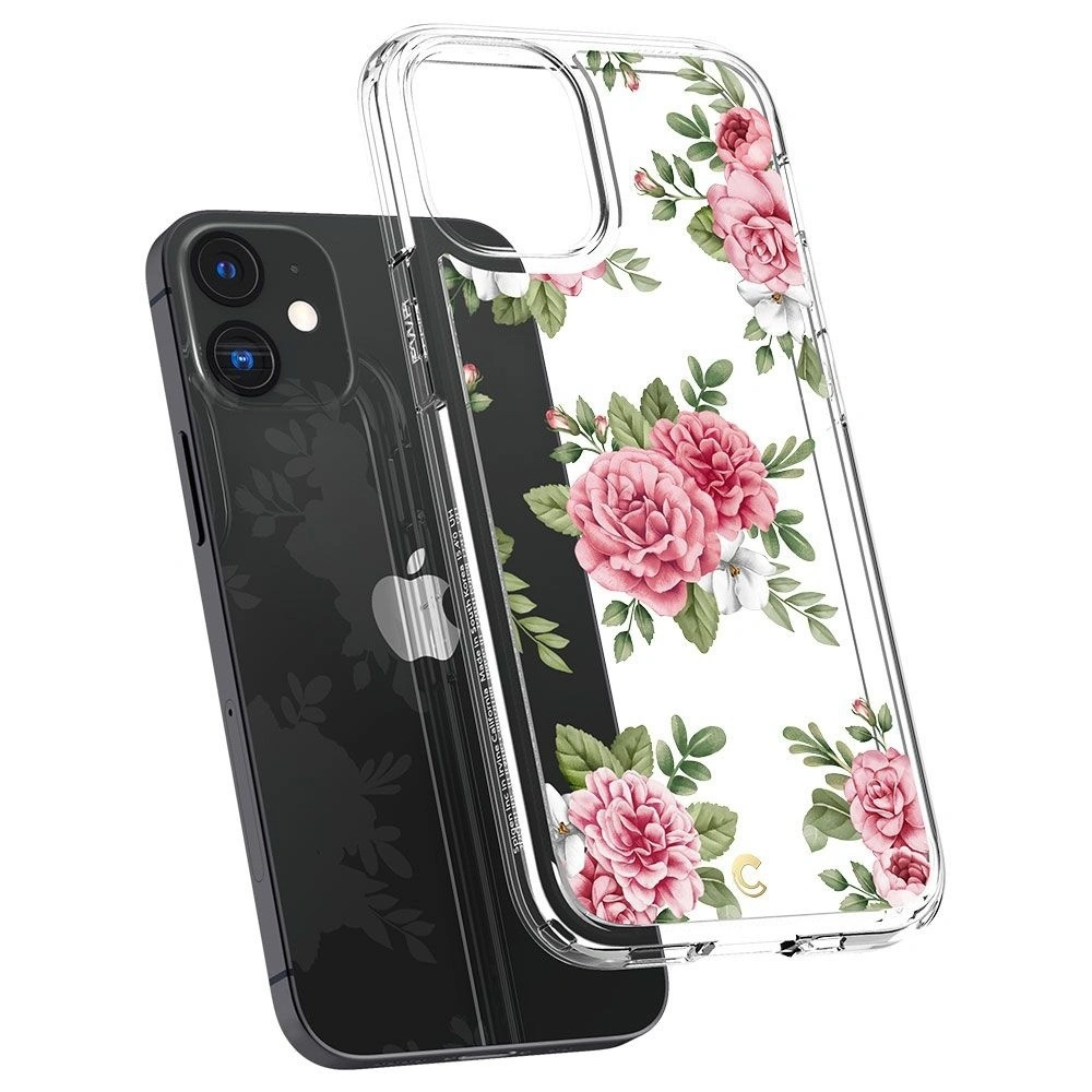 Hurtownia GSM - Etui Spigen Cyrill Cecile Apple iPhone 12 mini Pink Floral - SPN1307PNK - {ean13} - Hurt