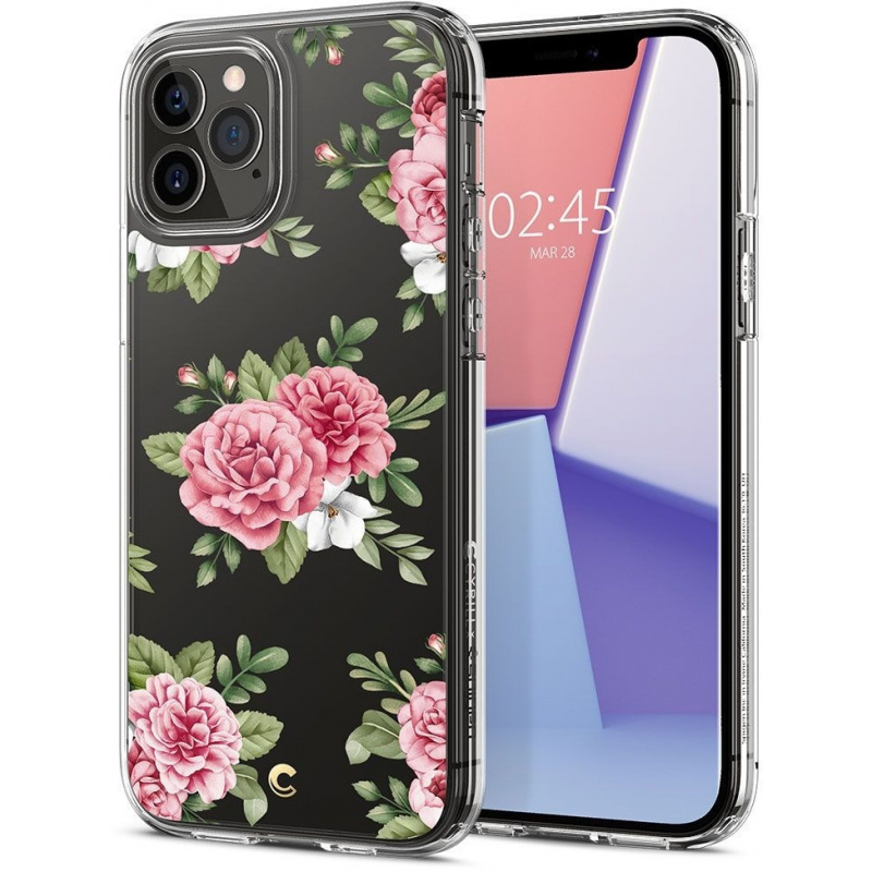 Spigen Distributor - 8809710757349 - SPN1309PNK - Spigen Cyrill Cecile Apple iPhone 12/12 Pro Pink Floral - B2B homescreen