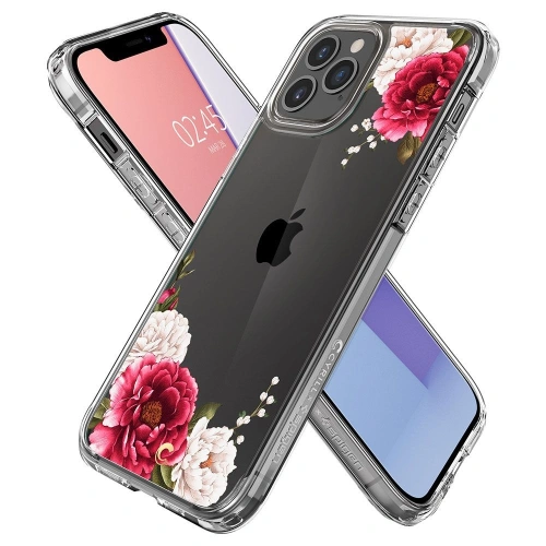 Etui Spigen Cyrill Cecile Apple iPhone 12/12 Pro Red Floral