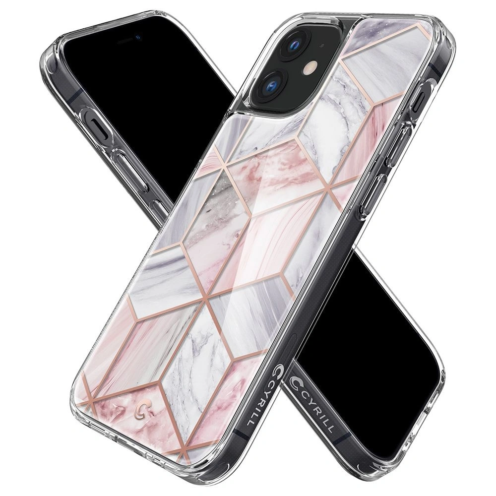Hurtownia GSM - Etui Spigen Cyrill Cecile Apple iPhone 12 mini Pink Marble - SPN1318PNK - {ean13} - Hurt
