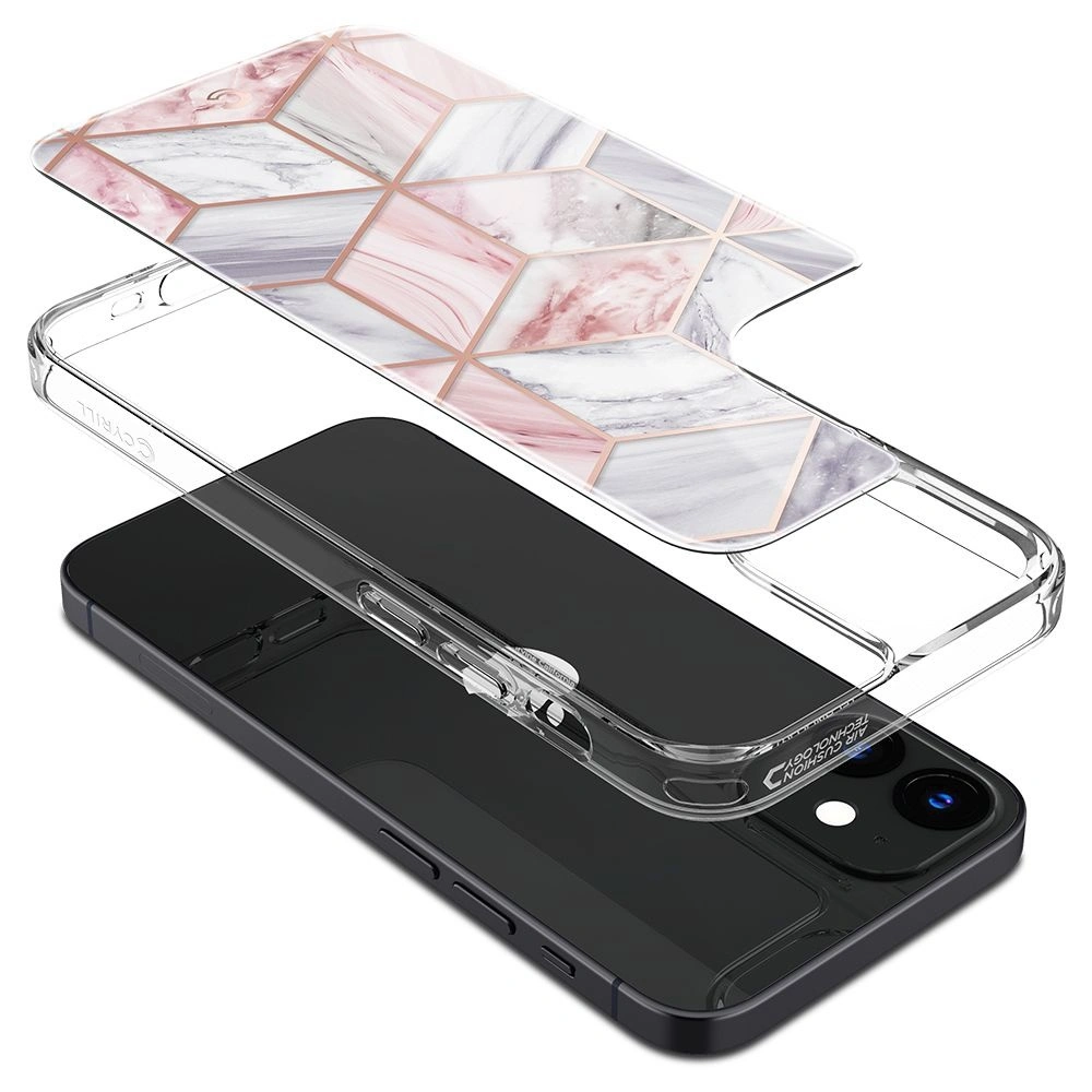 Hurtownia GSM - Etui Spigen Cyrill Cecile Apple iPhone 12 mini Pink Marble - SPN1318PNK - {ean13} - Hurt