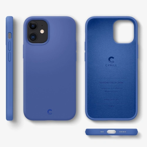 Etui Spigen Cyrill Silicone Apple iPhone 12 mini Linen Blue