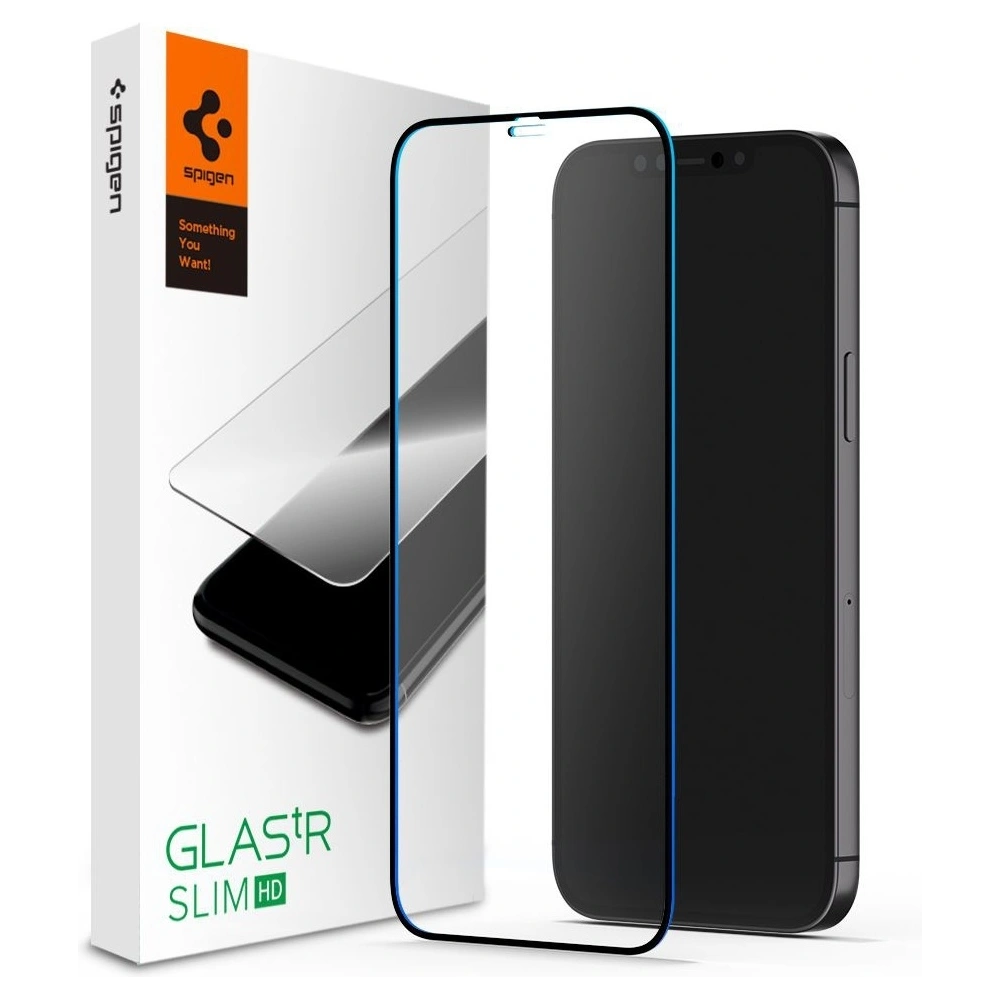 Hurtownia GSM - Szkło hartowane Spigen GLAS.tR Slim Apple iPhone 12 mini Black - SPN1340BLK - {ean13} - Hurt