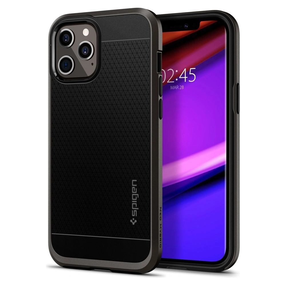 Wholesale Spigen Neo Hybrid Apple iPhone 12 Pro Max Gunmetal - SPN1342GNM - {ean13} - Hurt