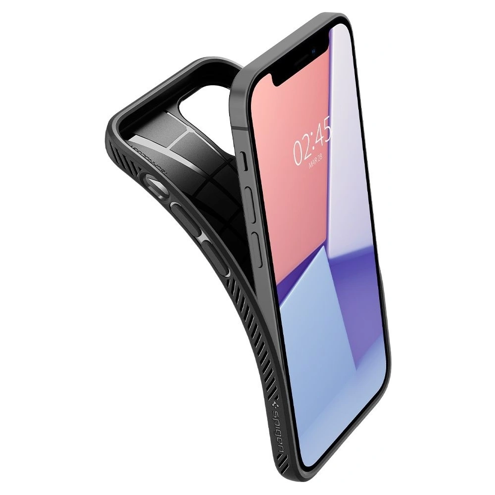 Hurtownia GSM - Etui Spigen Liquid Air Apple iPhone 12 mini Matte Black - SPN1344BLK - {ean13} - Hurt