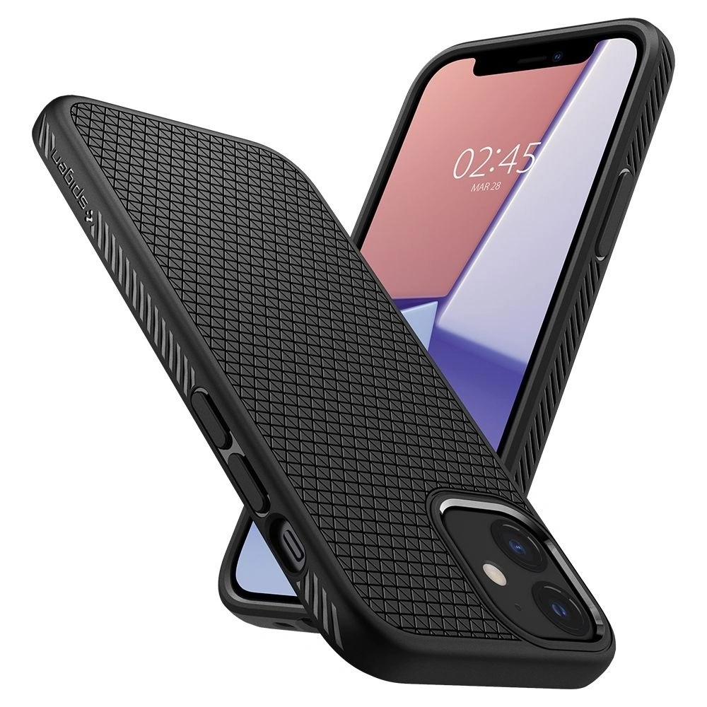 Hurtownia GSM - Etui Spigen Liquid Air Apple iPhone 12 mini Matte Black - SPN1344BLK - {ean13} - Hurt
