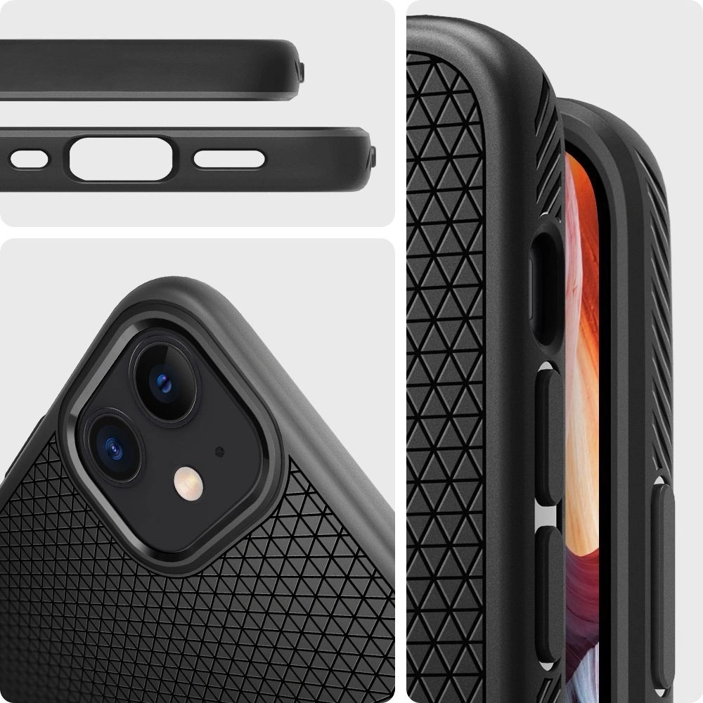 Wholesale Spigen Liquid Air Apple iPhone 12 Mini Matte Black - SPN1344BLK - {ean13} - Hurt