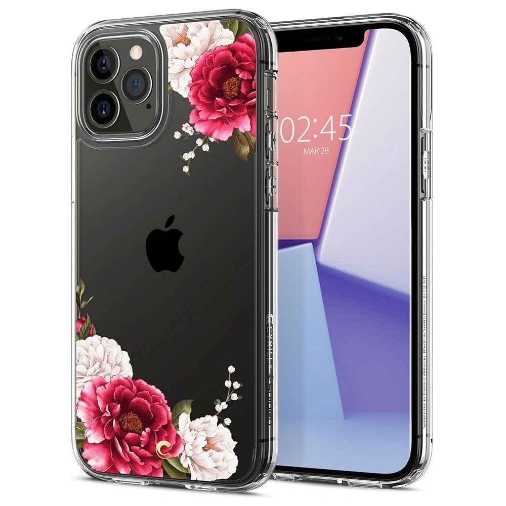 Wholesale Spigen Cyrill Cecile Apple iPhone 12 Pro Max Red Floral - SPN1346RED - {ean13} - Hurt