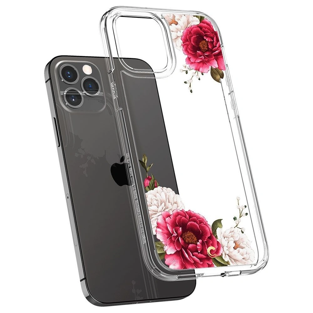 Wholesale Spigen Cyrill Cecile Apple iPhone 12 Pro Max Red Floral - SPN1346RED - {ean13} - Hurt