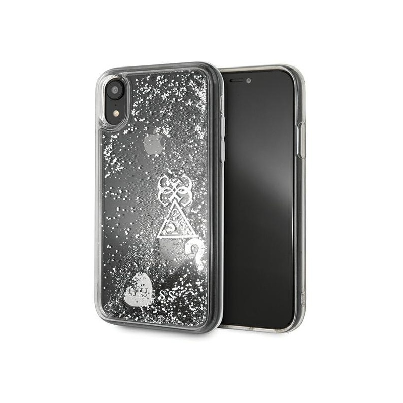 Guess Distributor - 3700740478660 - GUE662SLV - Guess GUOHCI61GLHFLSI Apple iPhone XR silver hardcase Glitter Charms - B2B homescreen
