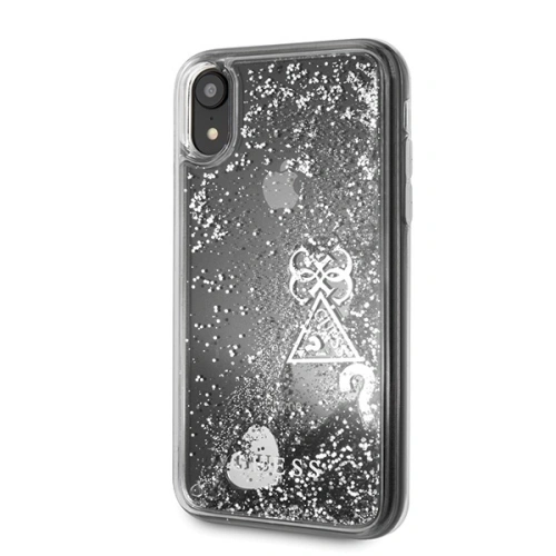 Guess GUOHCI61GLHFLSI Apple iPhone XR srebrny/silver hardcase Glitter Charms