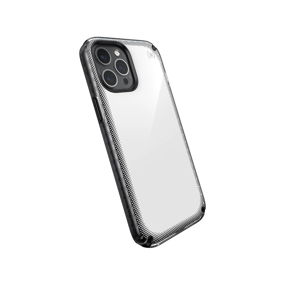 Hurtownia GSM - Etui Speck Presidio2 Armor Cloud Apple iPhone 12 Pro Max z powłoką MICROBAN (Clear/Black) - SPK195CLBLK - {ean13} - Hurt