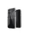 Etui Speck Presidio Perfect-Clear mit Griffen Apple iPhone 12 mini mit MICROBAN-Beschichtung (Klar)