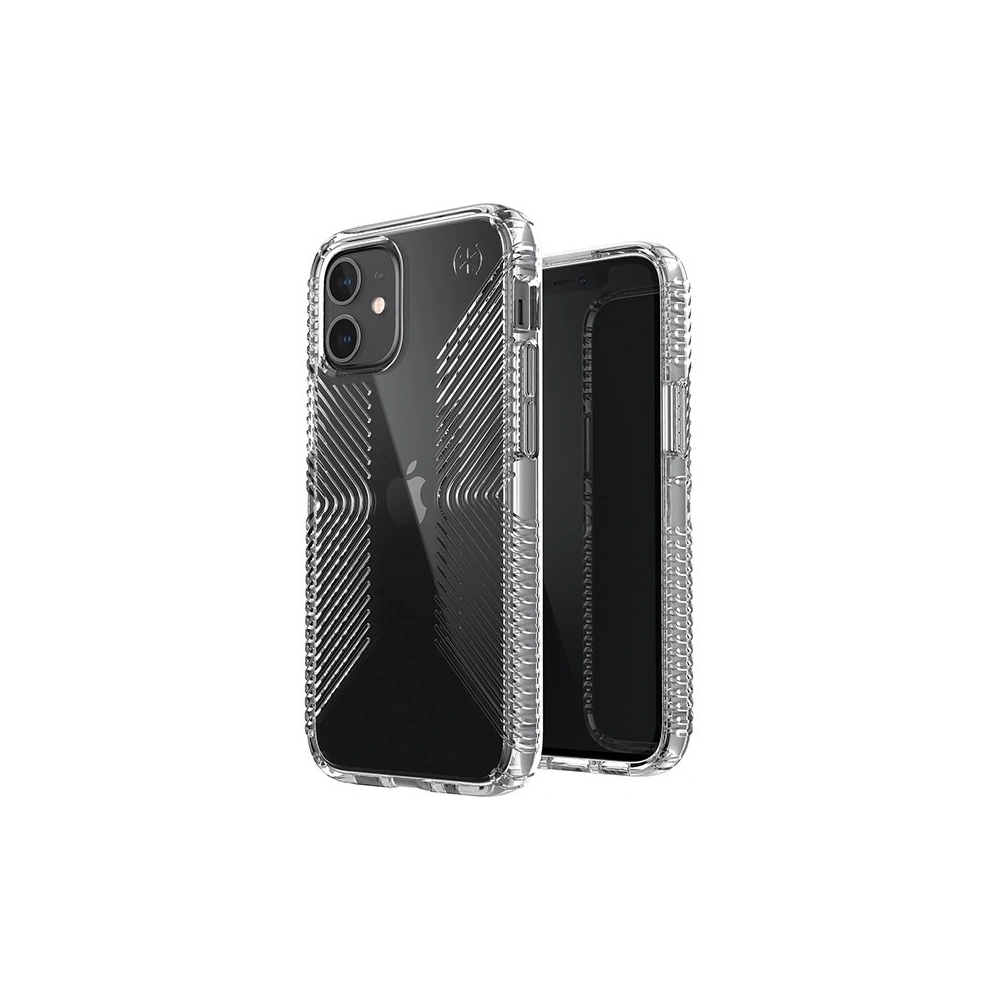 Hurtownia GSM - Etui Speck Presidio Perfect-Clear mit Griffen Apple iPhone 12 mini mit MICROBAN-Beschichtung (Klar) - SPK194CL - {ean13} - Hurt