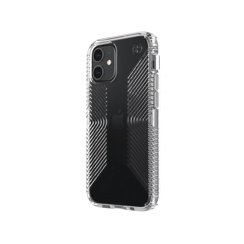 Etui Speck Presidio Perfect-Clear with Grips Apple iPhone 12 mini z powłoką MICROBAN (Clear)