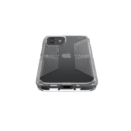 Etui Speck Presidio Perfect-Clear with Grips Apple iPhone 12 mini z powłoką MICROBAN (Clear)
