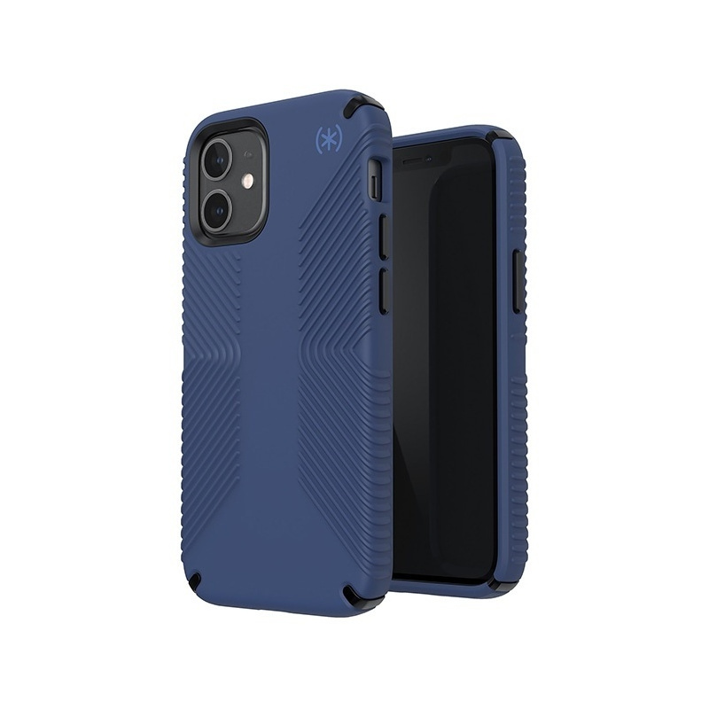 Hurtownia Speck - 848709092427 - SPK192BLU - Etui Speck Presidio2 Grip Apple iPhone 12 mini z powłoką MICROBAN (Coastal Blue/Stormblue) - B2B homescreen