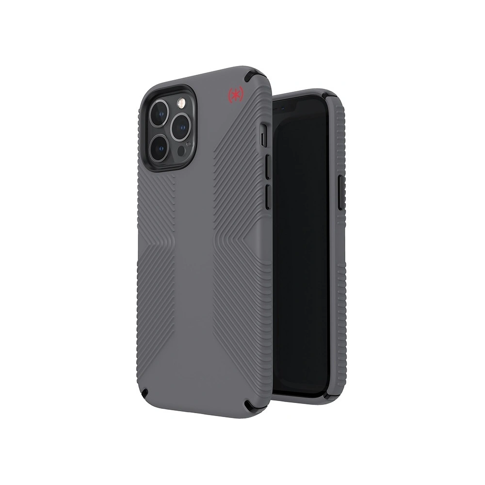 Hurtownia GSM - Etui Speck Presidio2 Grip Apple iPhone 12 Pro Max z powłoką MICROBAN (Graphite Grey/Bold Red) - SPK172GRYRED - {ean13} - Hurt