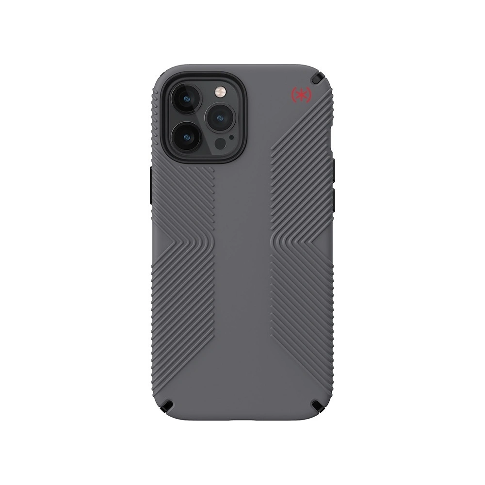 Wholesale Speck Presidio2 Grip Apple iPhone 12 Pro Max with MICROBAN (Graphite Grey/Bold Red) - SPK172GRYRED - {ean13} - Hurt