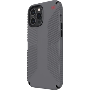 Etui Speck Presidio2 Grip Apple iPhone 12 Pro Max z powłoką MICROBAN (Graphite Grey/Bold Red)