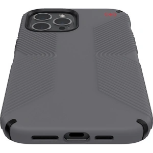 Etui Speck Presidio2 Grip Apple iPhone 12 Pro Max z powłoką MICROBAN (Graphite Grey/Bold Red)