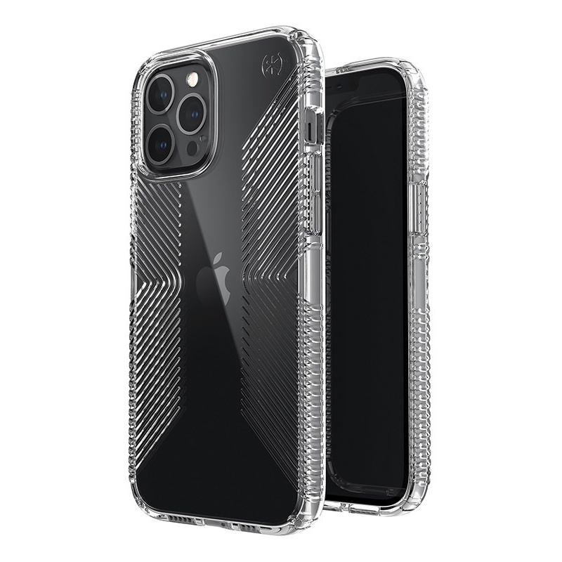 Hurtownia Speck - 848709092151 - SPK170CL - Etui Speck Presidio Perfect-Clear with Grips Apple iPhone 12 Pro Max z powłoką MICROBAN (Clear) - B2B homescreen
