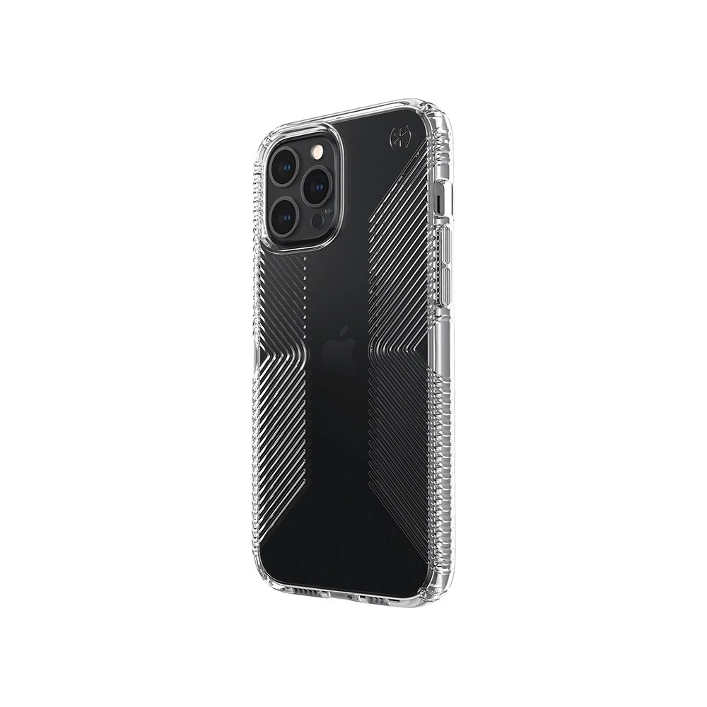 Hurtownia GSM - Etui Speck Presidio Perfect-Clear with Grips Apple iPhone 12 Pro Max z powłoką MICROBAN (Clear) - SPK170CL - {ean13} - Hurt