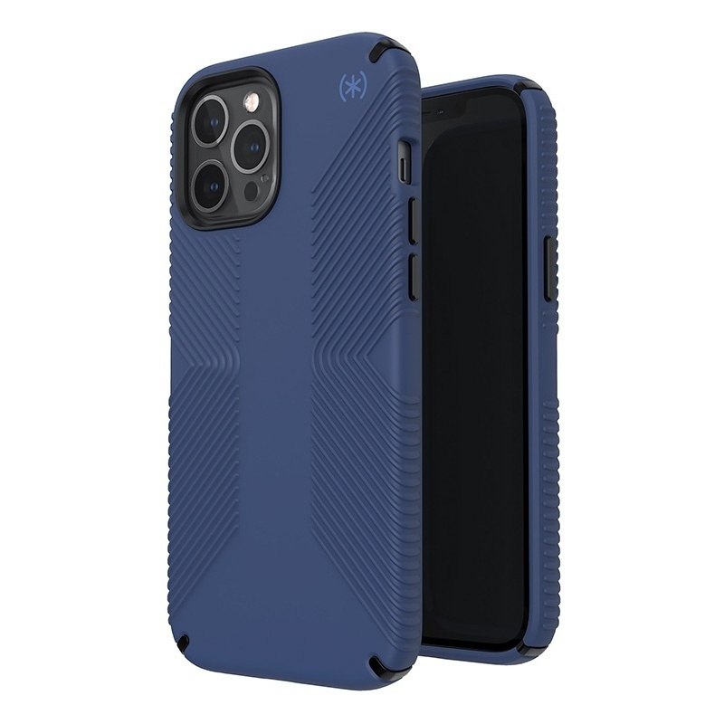 Hurtownia Speck - 848709091246 - SPK181BLU - Etui Speck Presidio2 Grip Apple iPhone 12/12 Pro z powłoką MICROBAN (Coastal Blue/Stormblue) - B2B homescreen