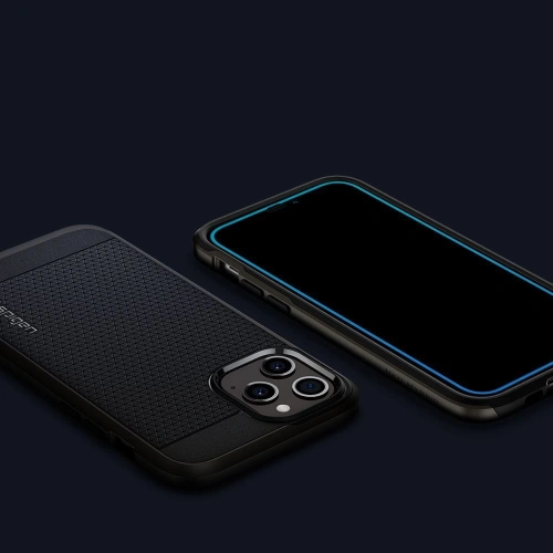 Szkło hartowane Spigen GLAS.tR AlignMaster Apple iPhone 12 mini Black [2 PACK]