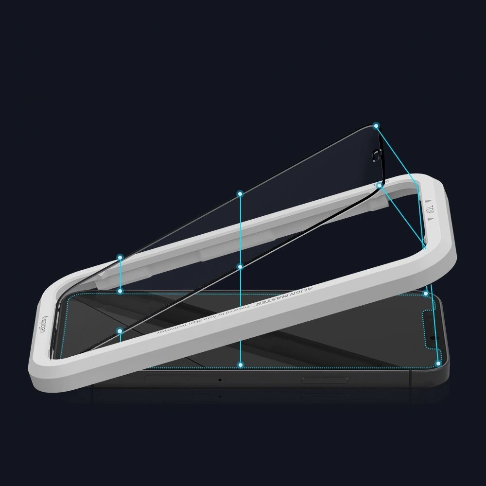 Hurtownia GSM - Szkło hartowane Spigen GLAS.tR AlignMaster Apple iPhone 12/12 Pro Black [2 PACK] - SPN1331BLK - {ean13} - Hurt