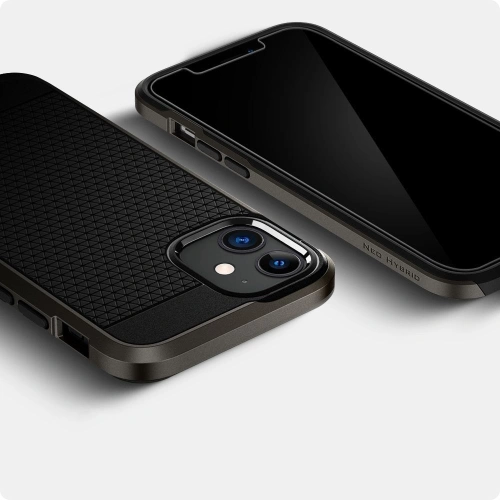 Szkło hartowane Spigen GLAS.tR ez Fit Apple iPhone 12/12 Pro [2 PACK]