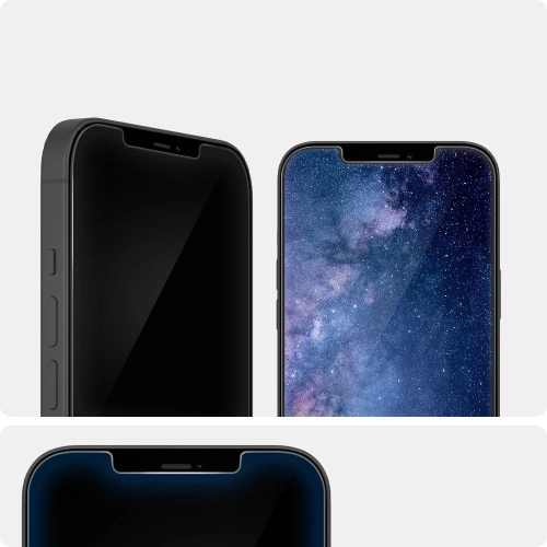Szkło hartowane Spigen GLAS.tR ez Fit Apple iPhone 12 Pro Max [2 PACK]