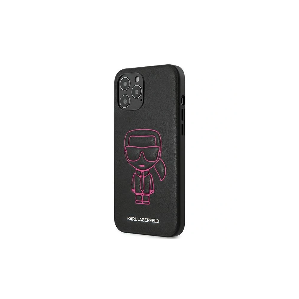 Hurtownia GSM - Etui Karl Lagerfeld KLHCP12LPCUIKPI Apple iPhone 12 Pro Max różowy/pink hardcase Karl Ikonik Outline - KLD358PNK - {ean13} - Hurt