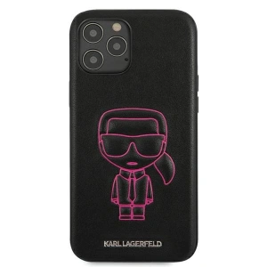 Hurtownia GSM - Etui Karl Lagerfeld KLHCP12LPCUIKPI Apple iPhone 12 Pro Max różowy/pink hardcase Karl Ikonik Outline - KLD358PNK - {ean13} - Hurt