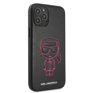 Hurtownia GSM - Etui Karl Lagerfeld KLHCP12LPCUIKPI Apple iPhone 12 Pro Max różowy/pink hardcase Karl Ikonik Outline - KLD358PNK - {ean13} - Hurt