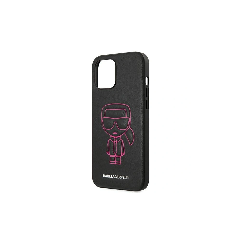 Hurtownia GSM - Etui Karl Lagerfeld KLHCP12LPCUIKPI Apple iPhone 12 Pro Max różowy/pink hardcase Karl Ikonik Outline - KLD358PNK - {ean13} - Hurt