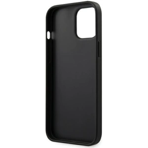 Etui Karl Lagerfeld KLHCP12LSAKICKCBK Apple iPhone 12 Pro Max czarny/black hardcase Saffiano Ikonik Karl&Choupette Head