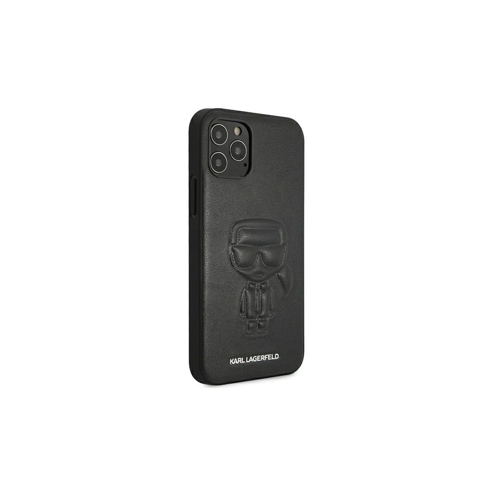 Wholesale Karl Lagerfeld KLHCP12MPCUIKBK Apple iPhone 12/12 Pro black hardcase Karl Ikonik Outline - KLD363BLK - {ean13} - Hurt