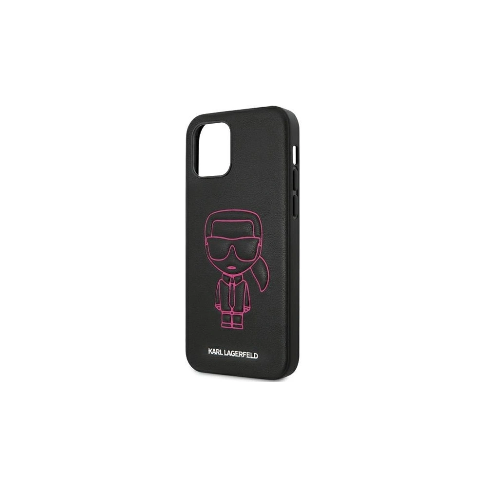 Wholesale Karl Lagerfeld KLHCP12MPCUIKPI Apple iPhone 12/12 Pro pink hardcase Karl Ikonik Outline - KLD364PNK - {ean13} - Hurt