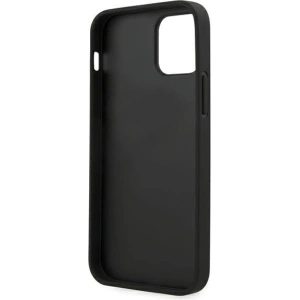 Etui Karl Lagerfeld KLHCP12MSAKICKCBK Apple iPhone 12/12 Pro czarny/black hardcase Saffiano Ikonik Karl&Choupette Head