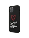 Etui Karl Lagerfeld KLHCP12MSILKRBK Apple iPhone 12/12 Pro czarny/black hardcase Silicone Forever Karl