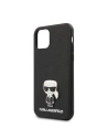 Wholesale Karl Lagerfeld KLHCP12SIKMSBK Apple iPhone 12 mini black hardcase Saffiano Ikonik Metal - KLD370BLK - {ean13} - Hurt