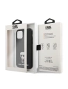 Wholesale Karl Lagerfeld KLHCP12SIKMSBK Apple iPhone 12 mini black hardcase Saffiano Ikonik Metal - KLD370BLK - {ean13} - Hurt