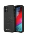 Etui Karl Lagerfeld KLHCP12SPCUIKBK Apple iPhone 12 mini czarny/black hardcase Karl Ikonik Outline