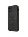 Wholesale Karl Lagerfeld KLHCP12SPCUIKBK Apple iPhone 12 mini black hardcase Karl Ikonik Outline - KLD371BLK - {ean13} - Hurt