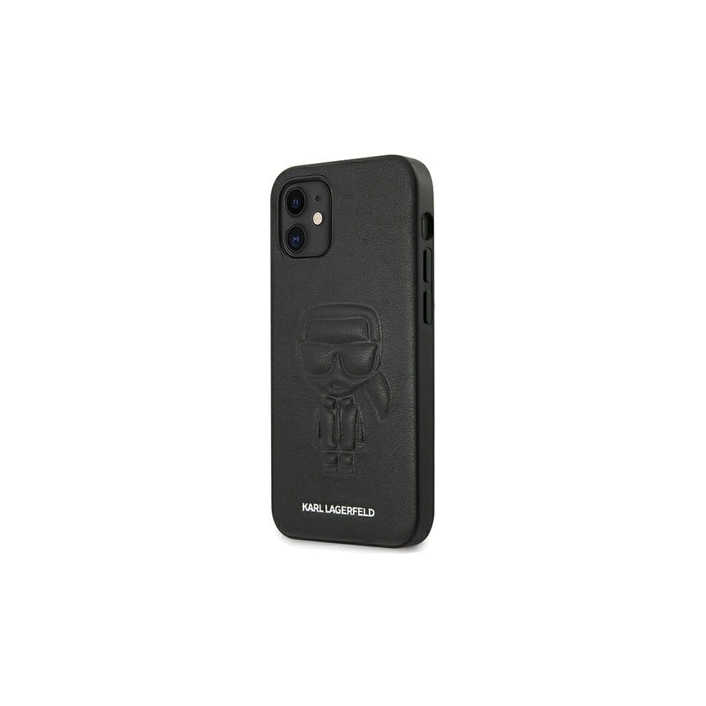 Wholesale Karl Lagerfeld KLHCP12SPCUIKBK Apple iPhone 12 mini black hardcase Karl Ikonik Outline - KLD371BLK - {ean13} - Hurt