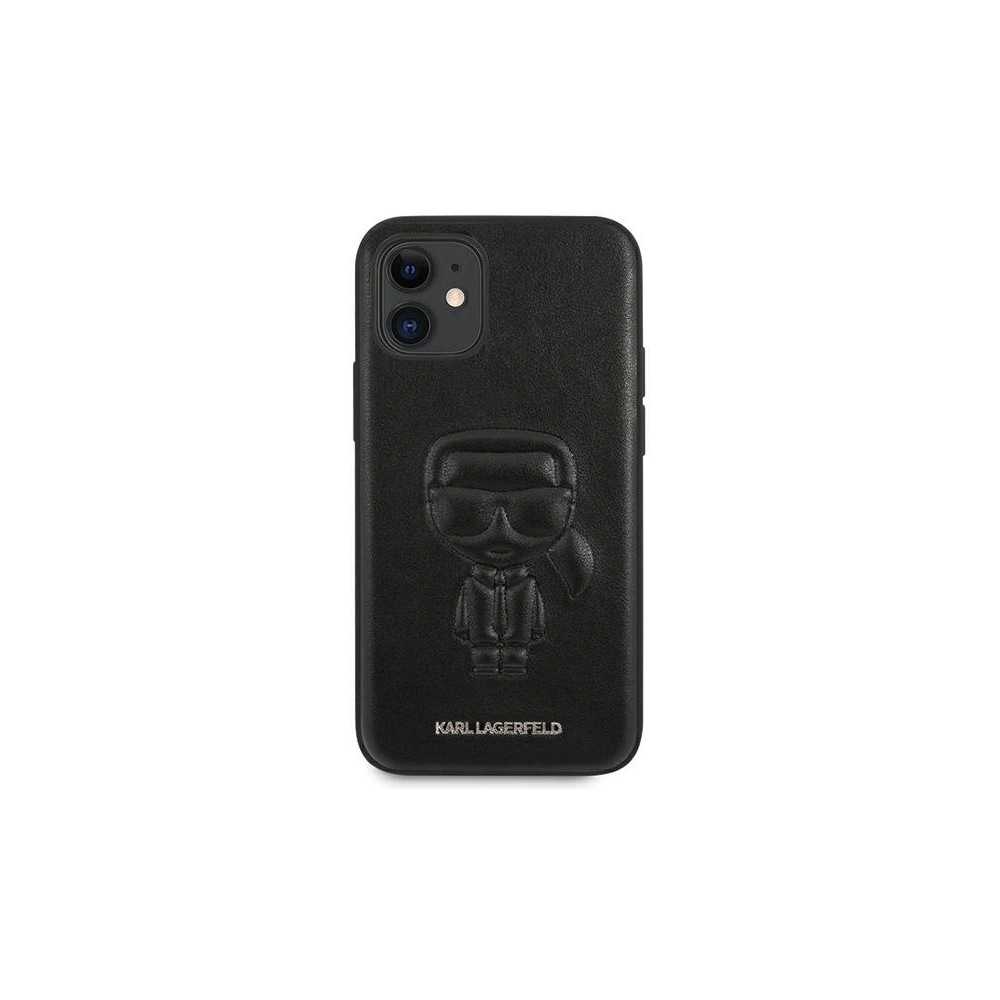 Wholesale Karl Lagerfeld KLHCP12SPCUIKBK Apple iPhone 12 mini black hardcase Karl Ikonik Outline - KLD371BLK - {ean13} - Hurt